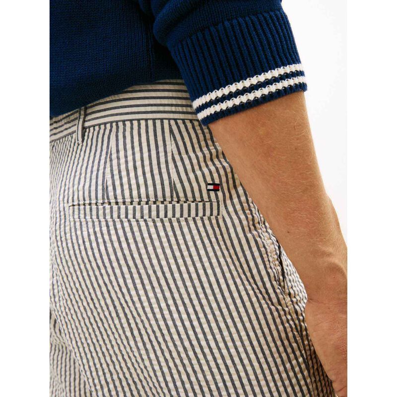 Tommy Hilfiger Dover Seersucker Stripe 8" Inseam Chino Shorts image number 2